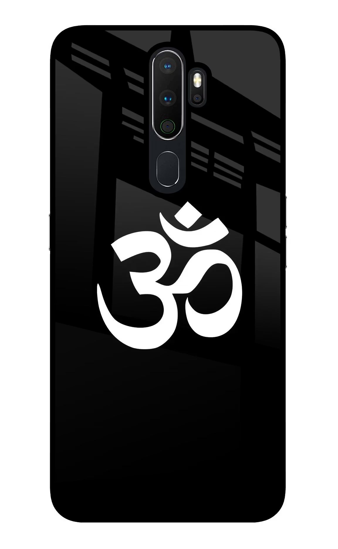Om Oppo A5 2020/A9 2020 Glass Case Back Cover by Casekaro