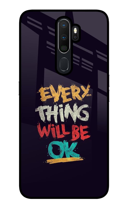 Everything Will Be Ok Oppo A5 2020/A9 2020 Glass Case
