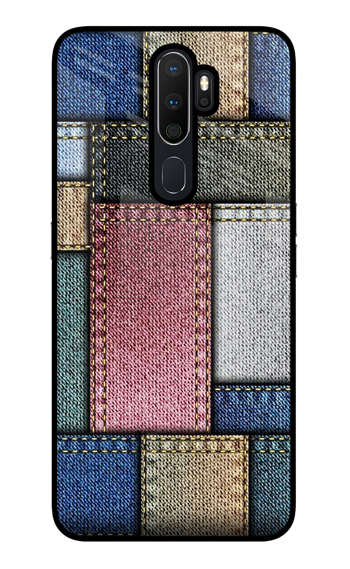 Multicolor Jeans Oppo A5 2020/A9 2020 Back Cover