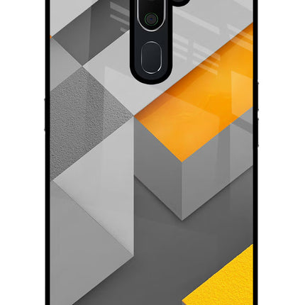 Abstract Oppo A5 2020/A9 2020 Glass Case Back Cover by Casekaro