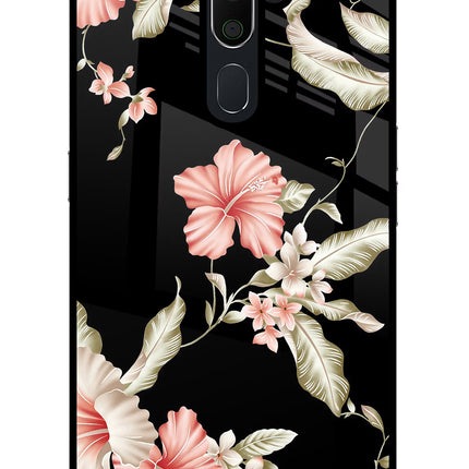 Flowers Oppo A5 2020/A9 2020 Glass Case Back Cover by Casekaro