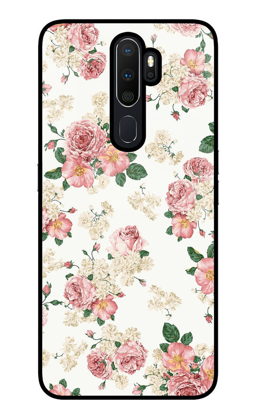 Flowers Oppo A5 2020/A9 2020 Glass Case