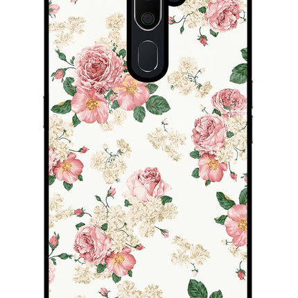 Flowers Oppo A5 2020/A9 2020 Glass Case