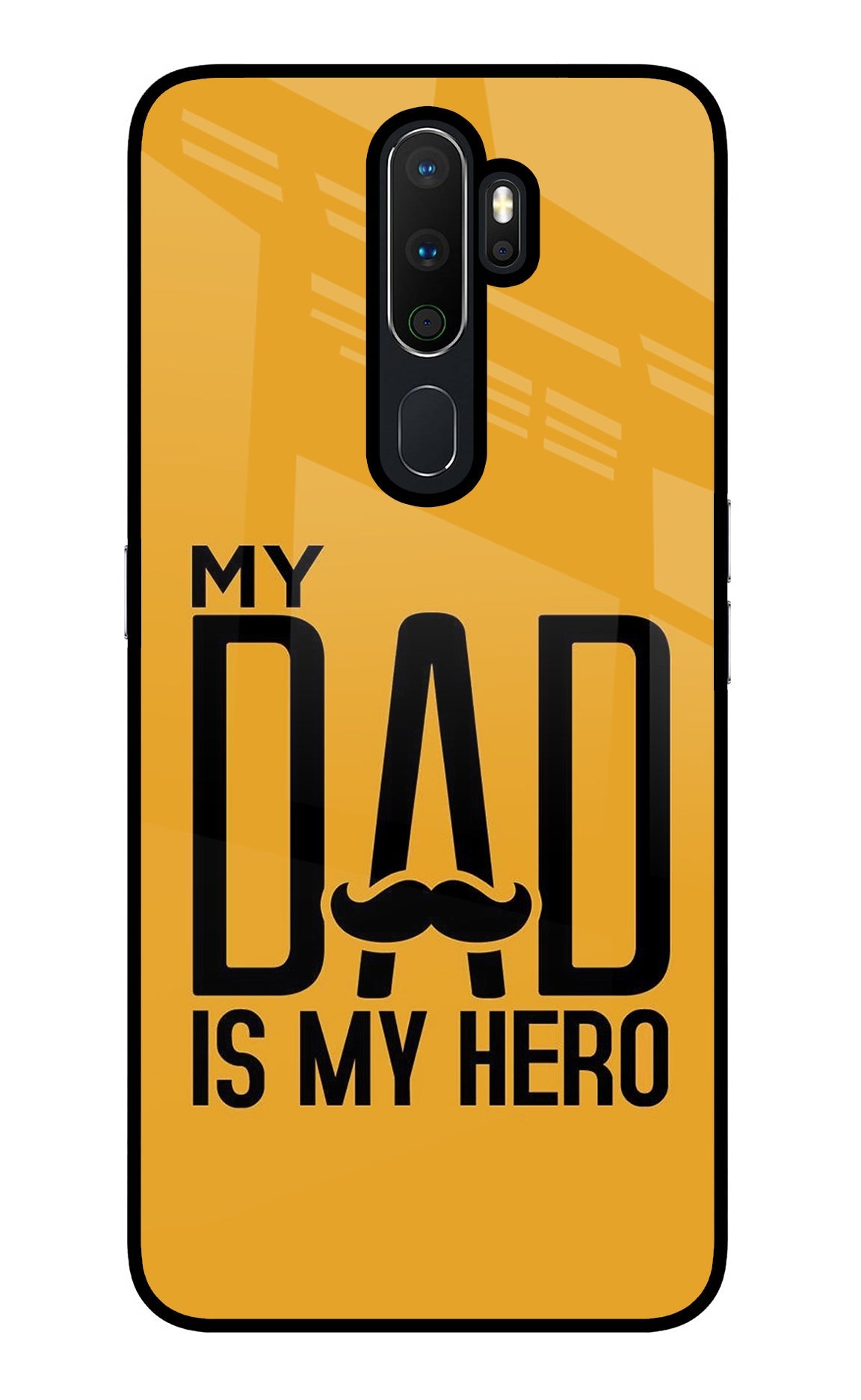 My Dad Is My Hero Oppo A5 2020/A9 2020 Glass Case