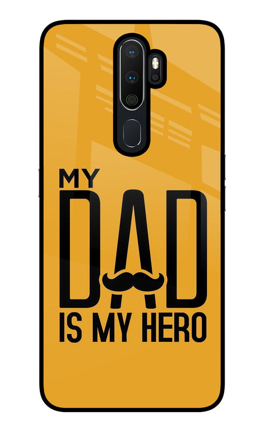 My Dad Is My Hero Oppo A5 2020/A9 2020 Glass Case