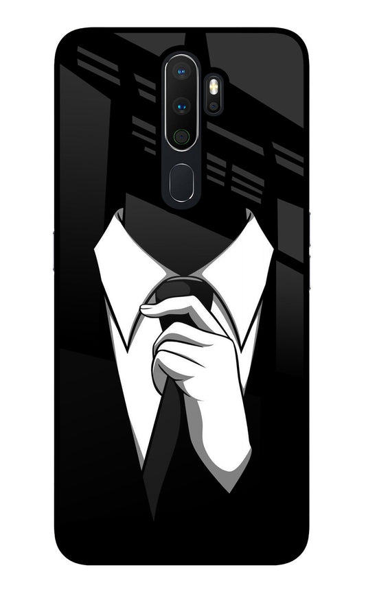 Black Tie Oppo A5 2020/A9 2020 Glass Case