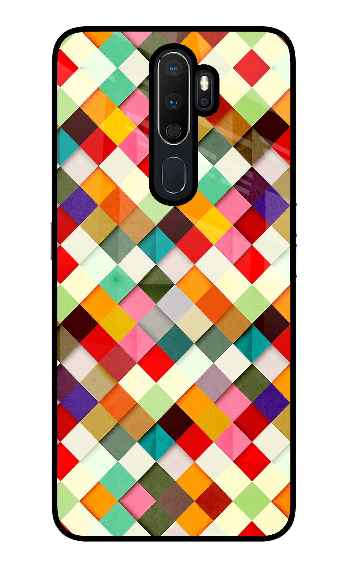 Geometric Abstract Colorful Oppo A5 2020/A9 2020 Back Cover