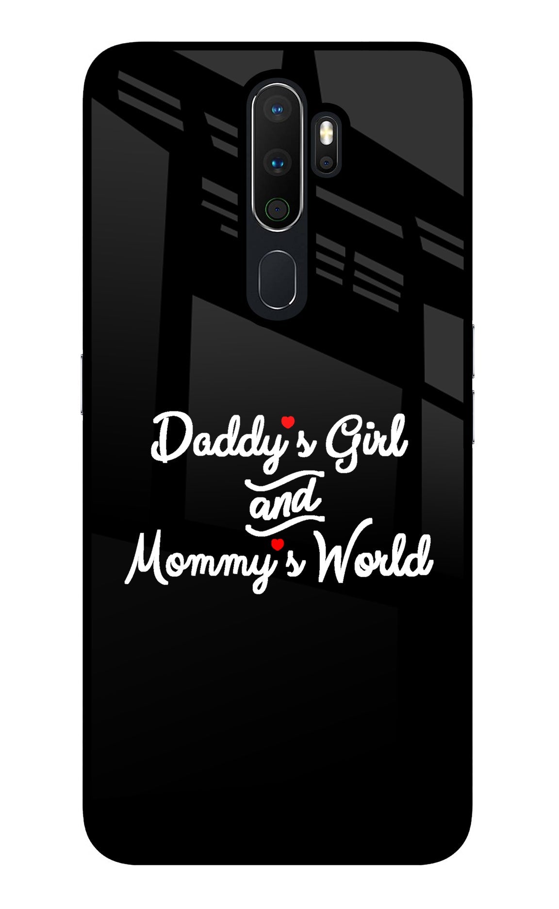 Daddy's Girl and Mommy's World Oppo A5 2020/A9 2020 Glass Case