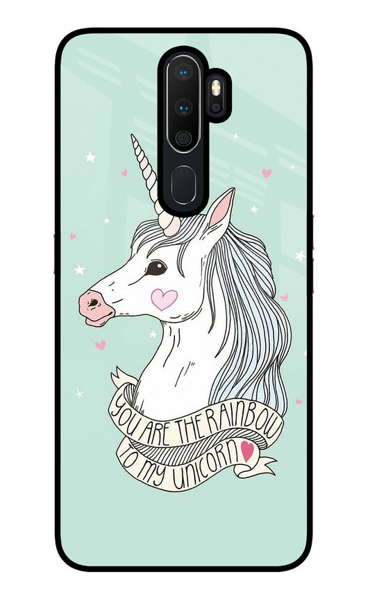 Unicorn Wallpaper Oppo A5 2020/A9 2020 Glass Case