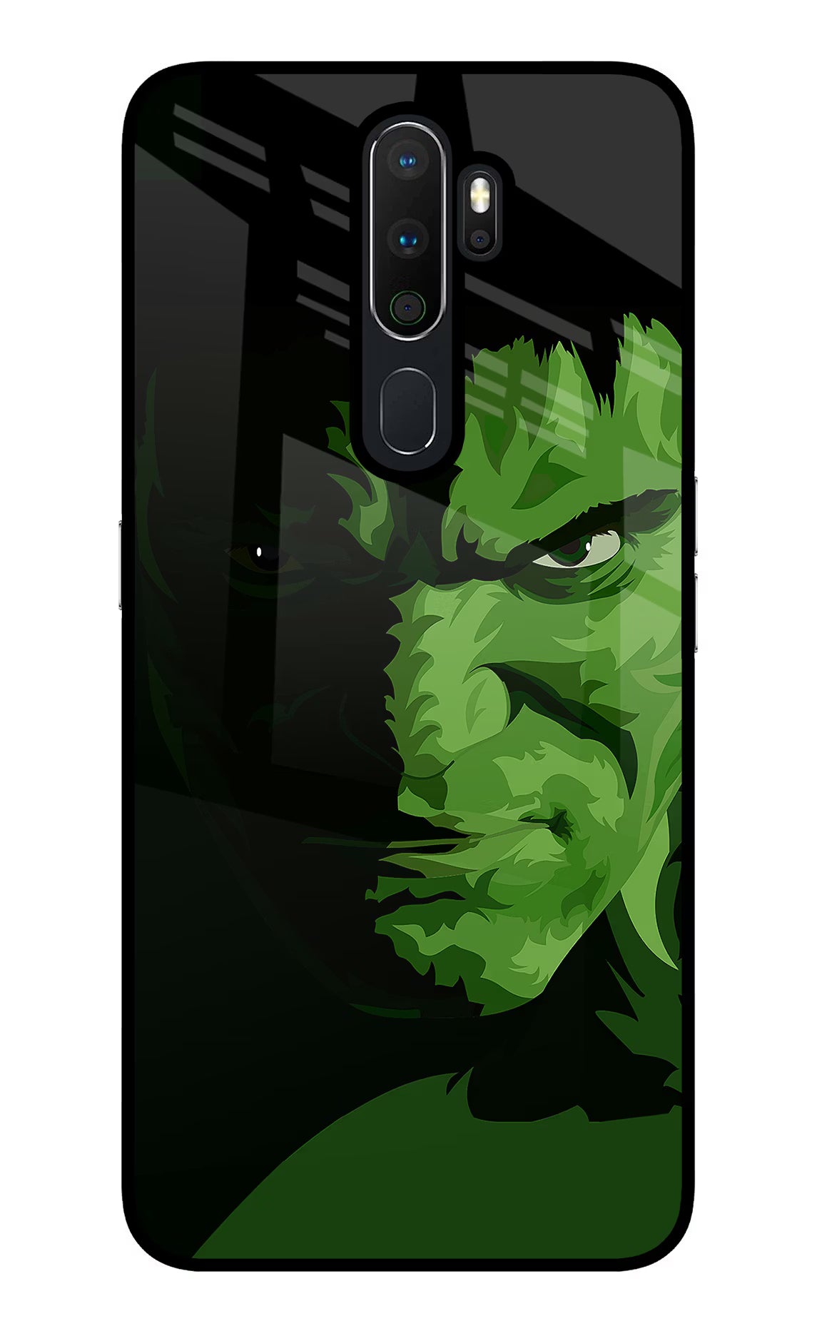 HULK Oppo A5 2020/A9 2020 Glass Case Back Cover by Casekaro
