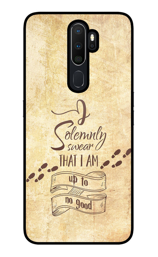 I Solemnly swear that i up to no good Oppo A5 2020/A9 2020 Glass Case