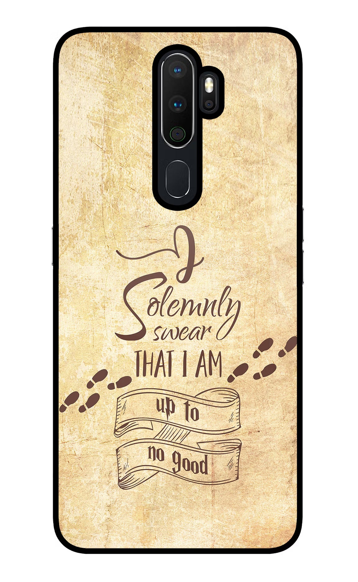 I Solemnly swear that i up to no good Oppo A5 2020/A9 2020 Glass Case