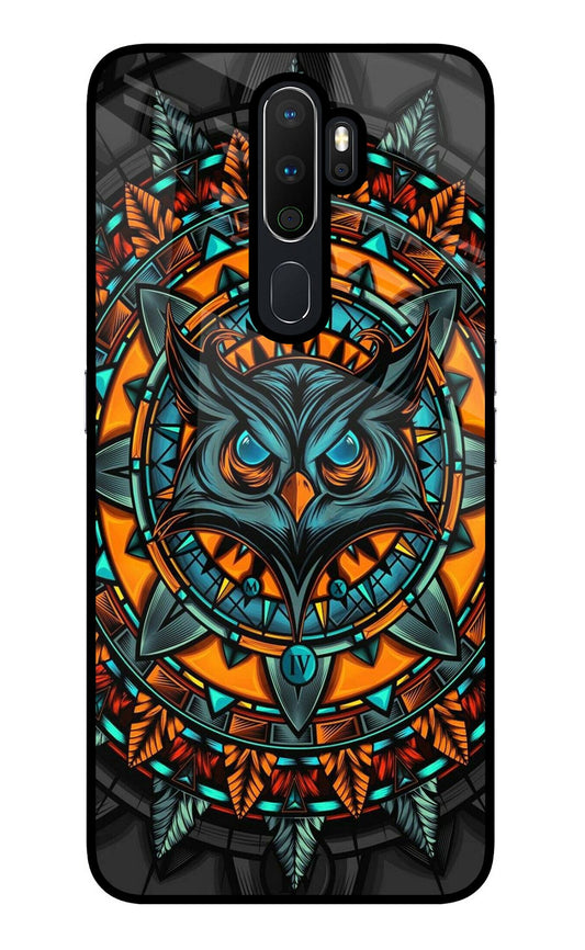 Angry Owl Art Oppo A5 2020/A9 2020 Glass Case