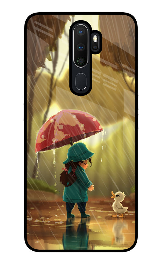 Rainy Day Oppo A5 2020/A9 2020 Glass Case