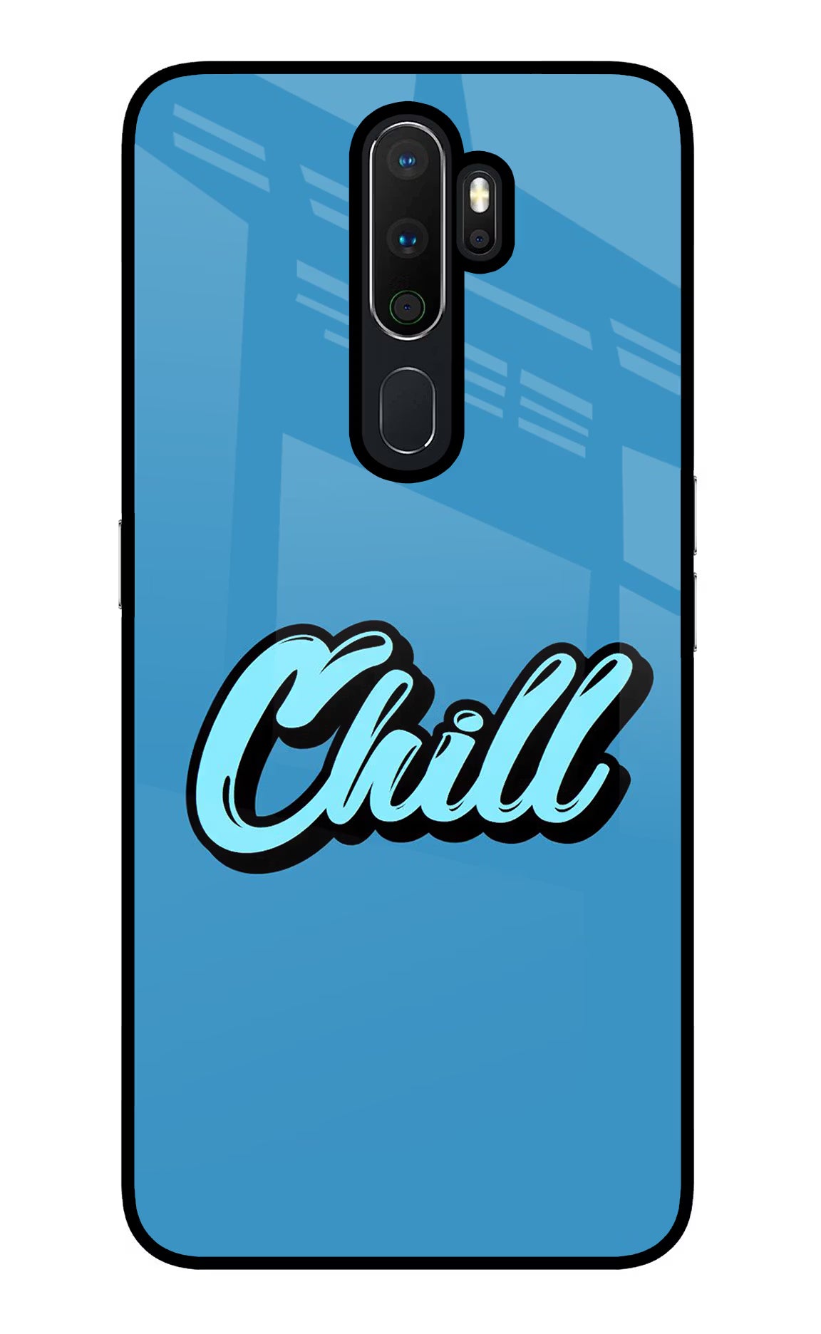 Chill Oppo A5 2020/A9 2020 Glass Case Back Cover by Casekaro