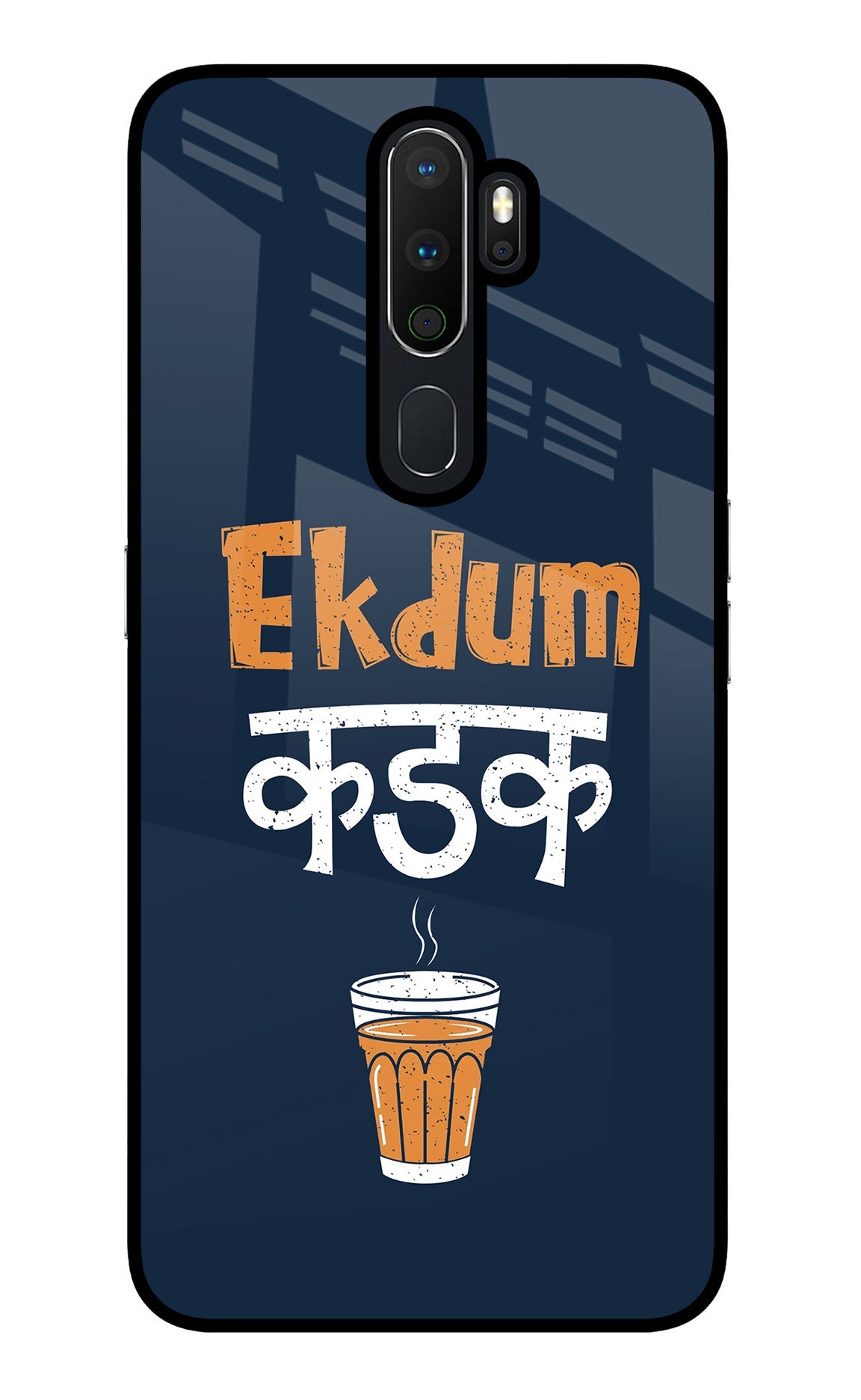 Ekdum Kadak Chai Oppo A5 2020/A9 2020 Glass Case