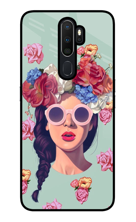 Pretty Girl Oppo A5 2020/A9 2020 Glass Case