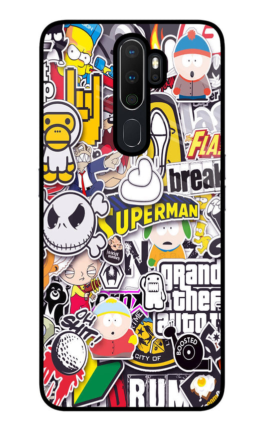 Sticker Bomb Oppo A5 2020/A9 2020 Glass Case