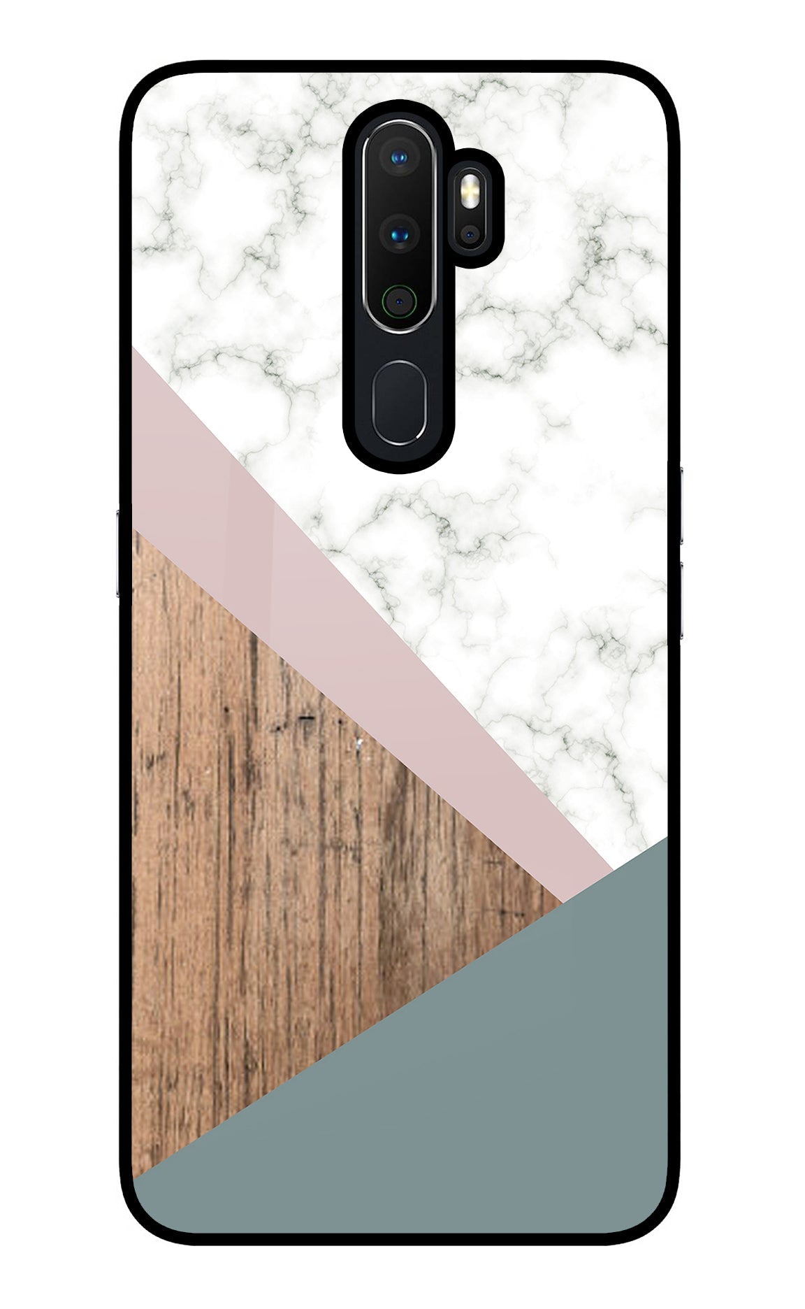 Marble wood Abstract Oppo A5 2020/A9 2020 Back Cover