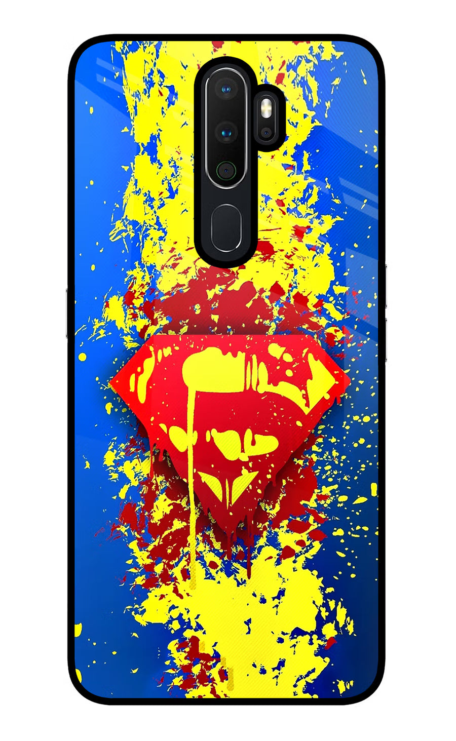 Superman logo Oppo A5 2020/A9 2020 Back Cover, Glass case