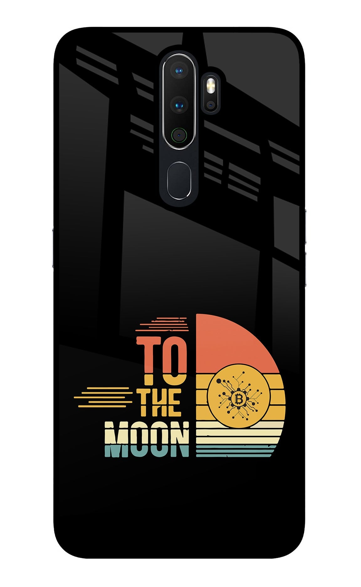 To the Moon Oppo A5 2020/A9 2020 Glass Case