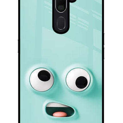 Funny Cartoon Oppo A5 2020/A9 2020 Glass Case Back Cover by Casekaro