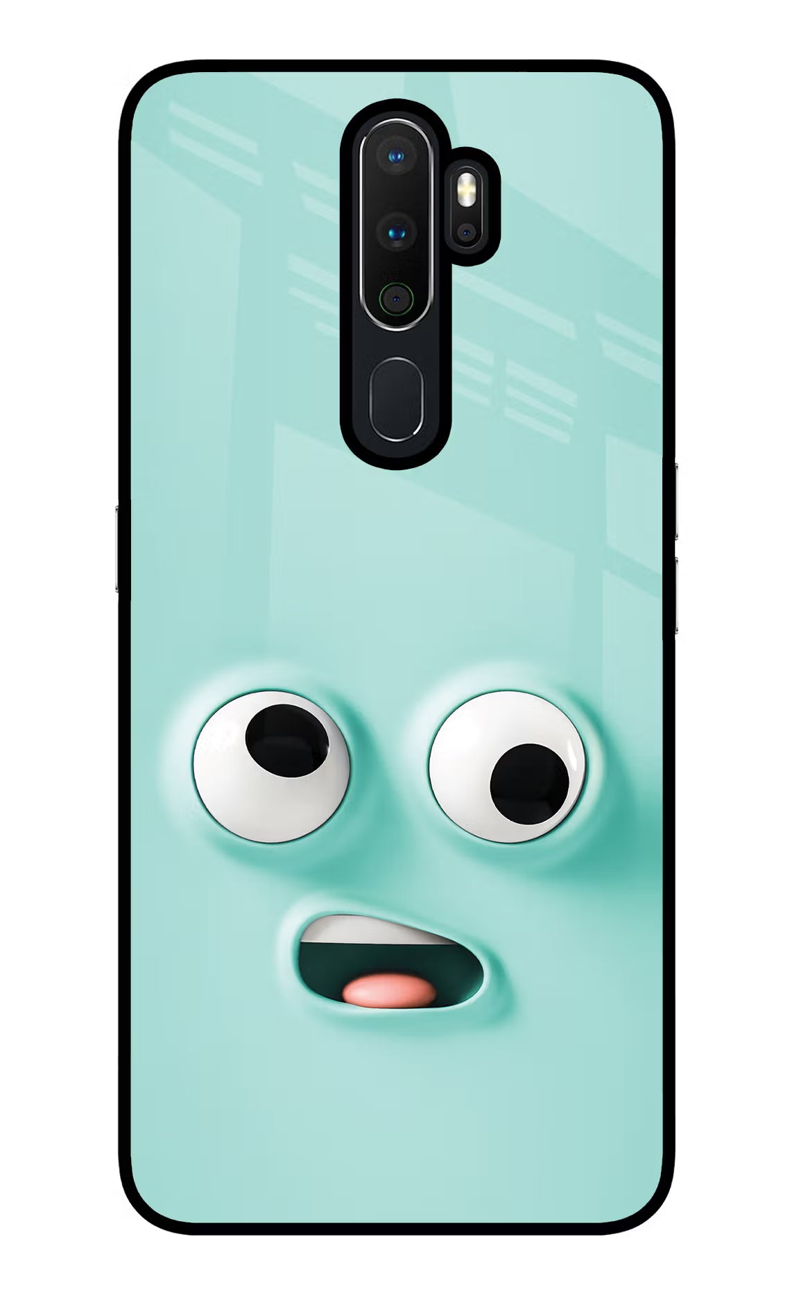 Funny Cartoon Oppo A5 2020/A9 2020 Glass Case Back Cover by Casekaro