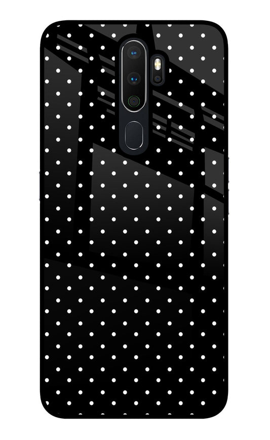 White Dots Oppo A5 2020/A9 2020 Glass Case