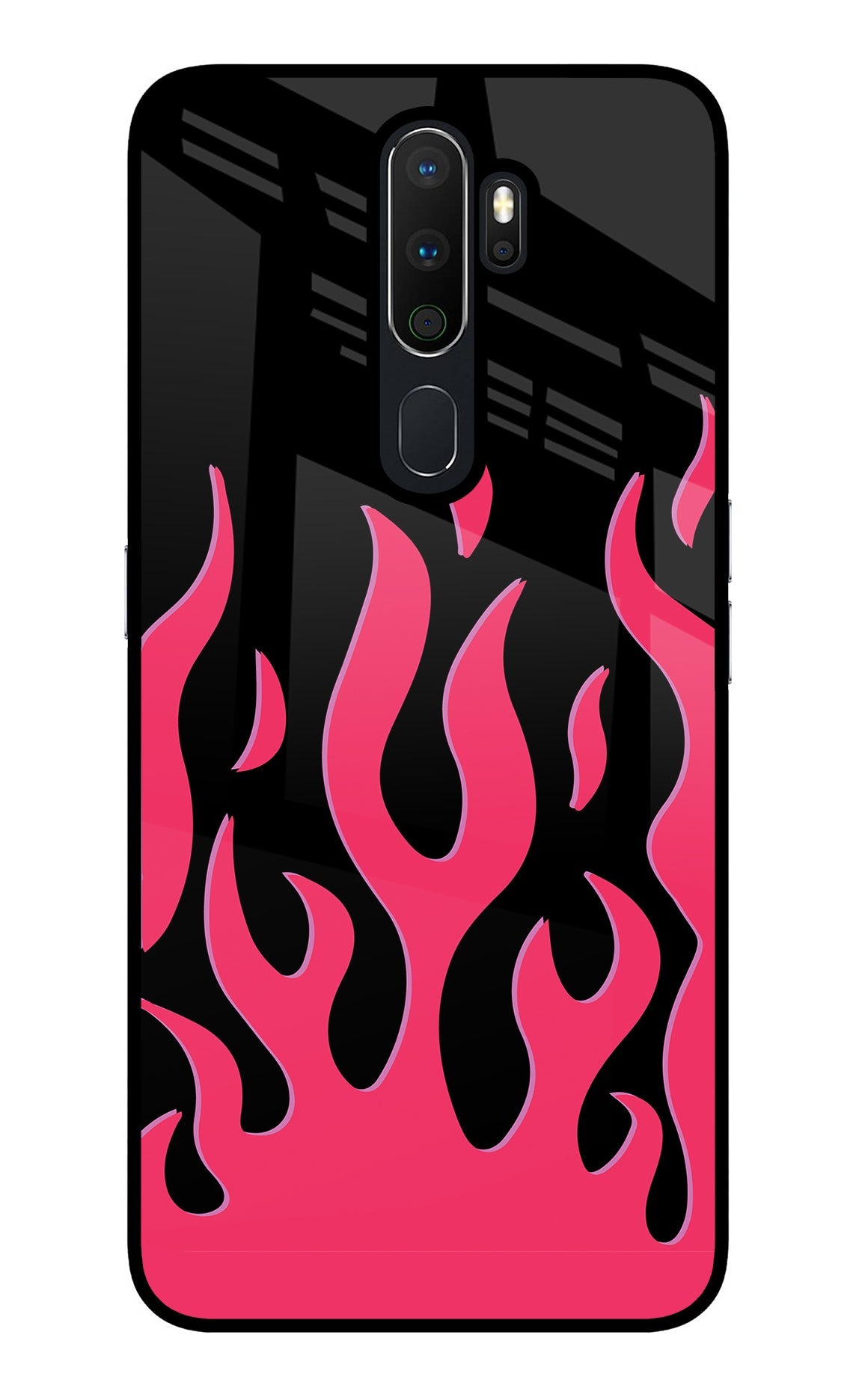 Fire Flames Oppo A5 2020/A9 2020 Back Cover