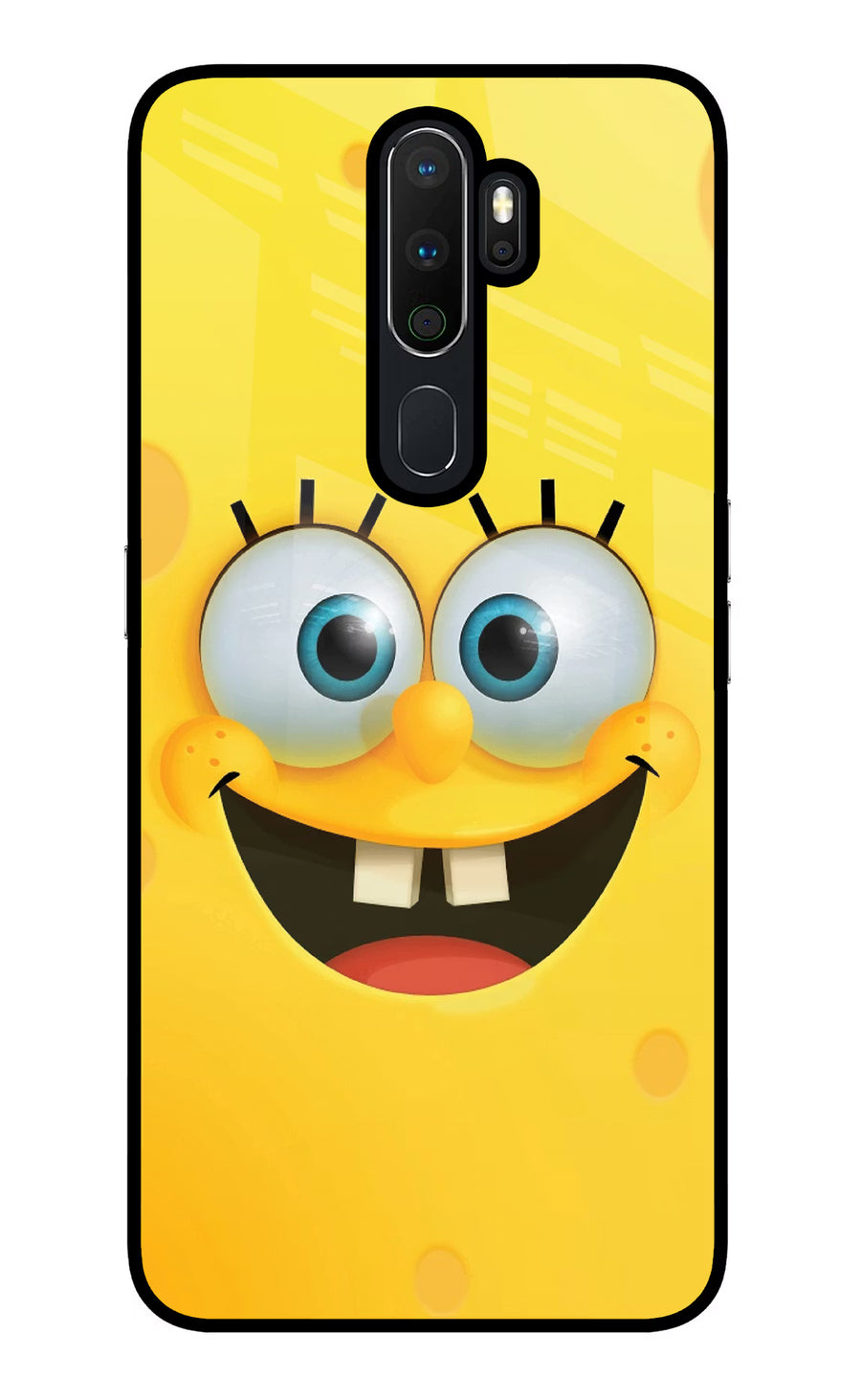Sponge 1 Oppo A5 2020/A9 2020 Back Cover, Glass case