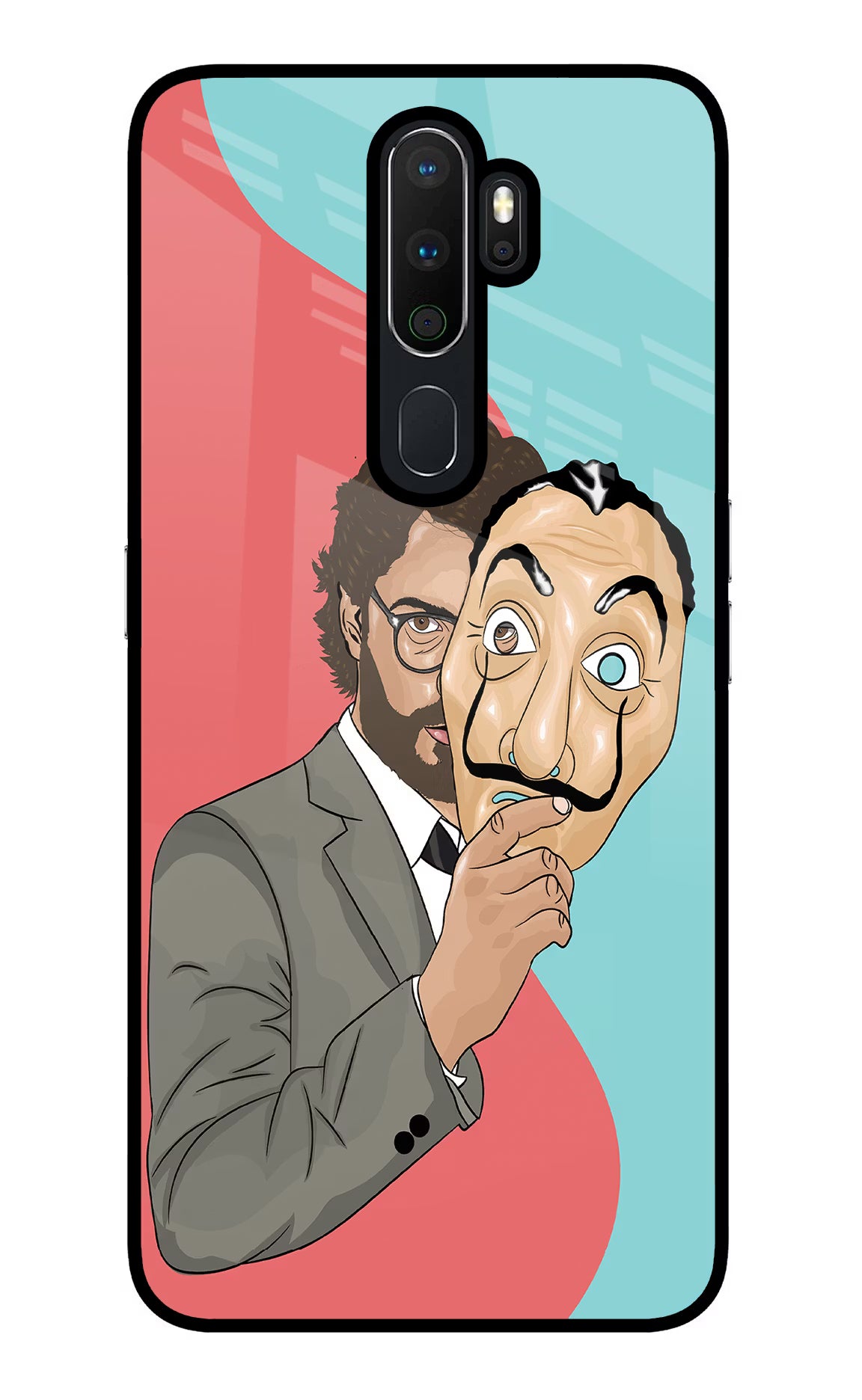 Professor Oppo A5 2020/A9 2020 Glass Case Back Cover by Casekaro