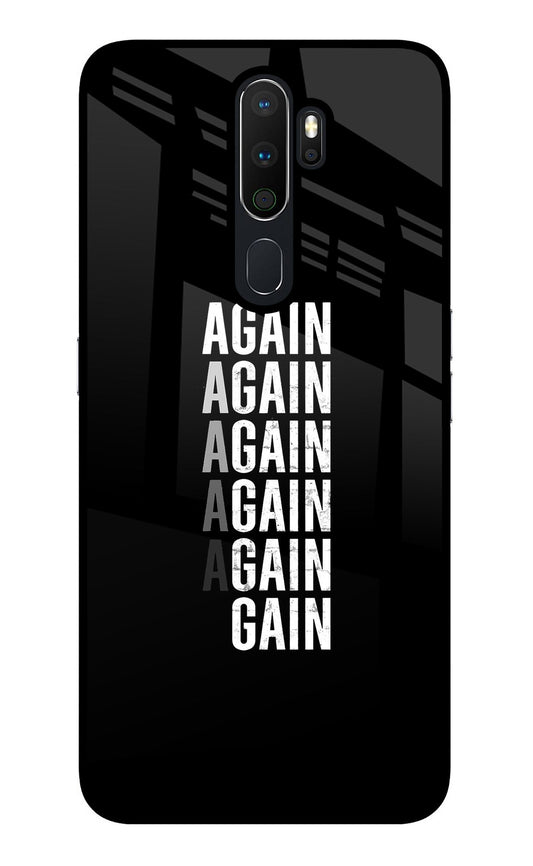 Again Again Gain Oppo A5 2020/A9 2020 Glass Case