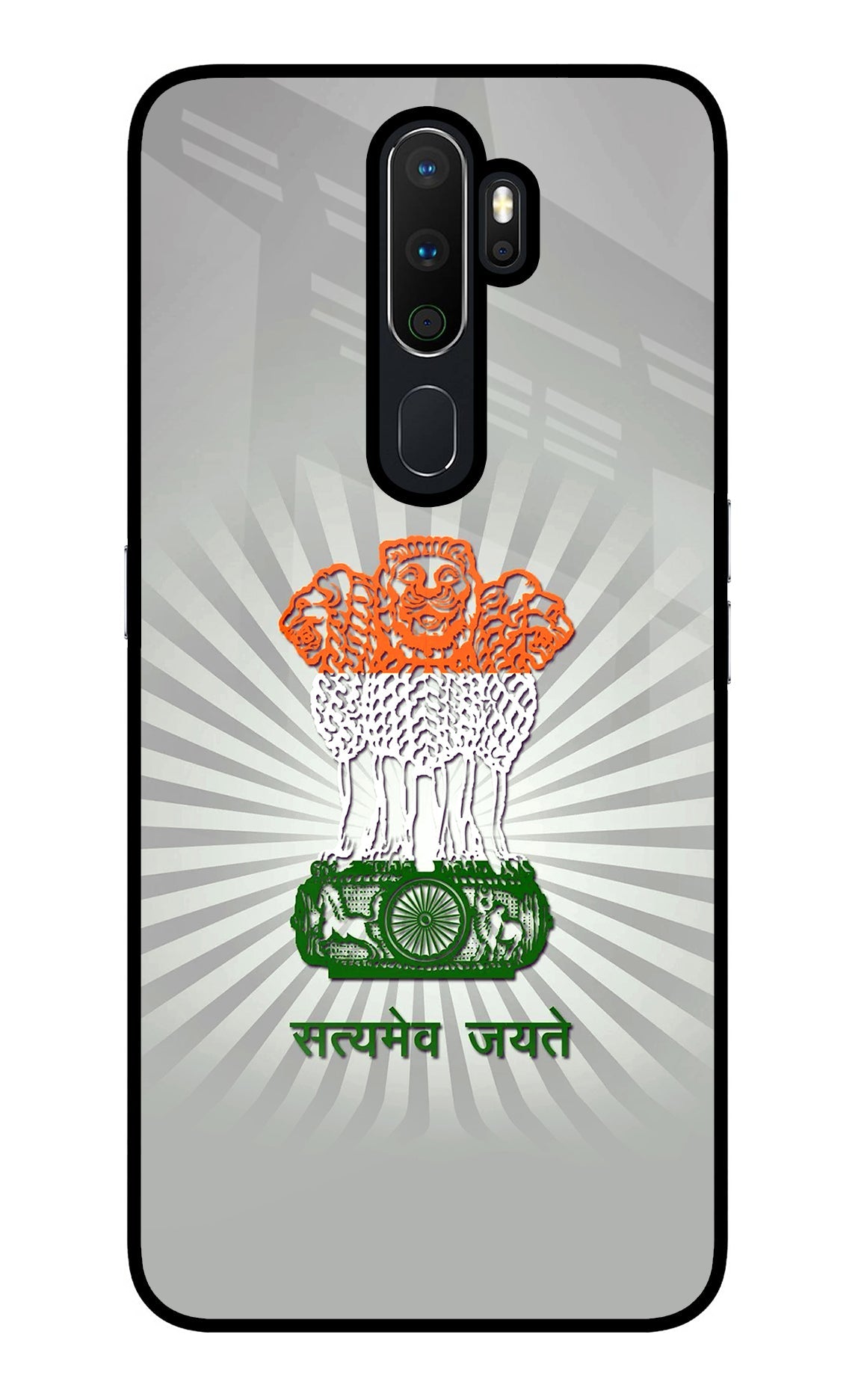 Satyamev Jayate Art Oppo A5 2020/A9 2020 Glass Case