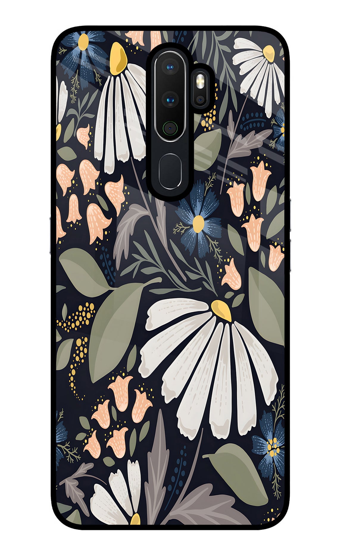 Flowers Art Oppo A5 2020/A9 2020 Back Cover