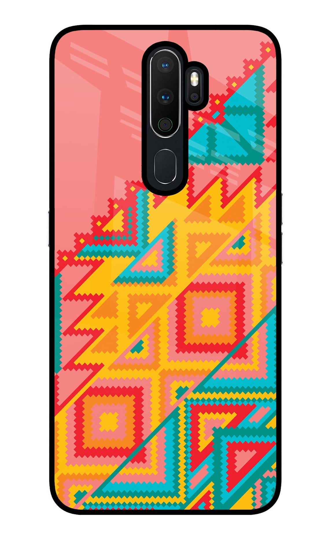 Aztec Tribal Oppo A5 2020/A9 2020 Glass Case