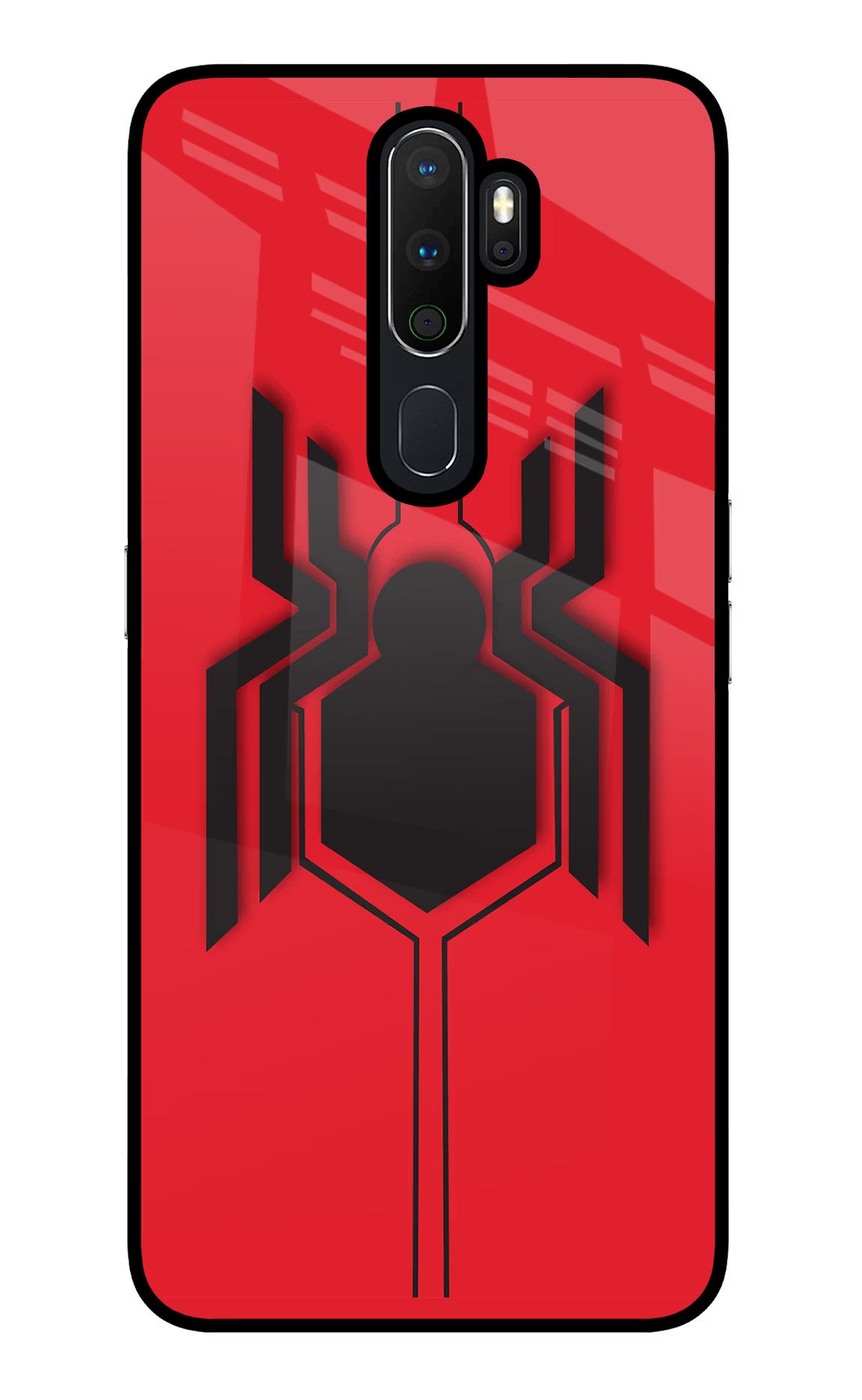 Spider Oppo A5 2020/A9 2020 Glass Case Back Cover by Casekaro