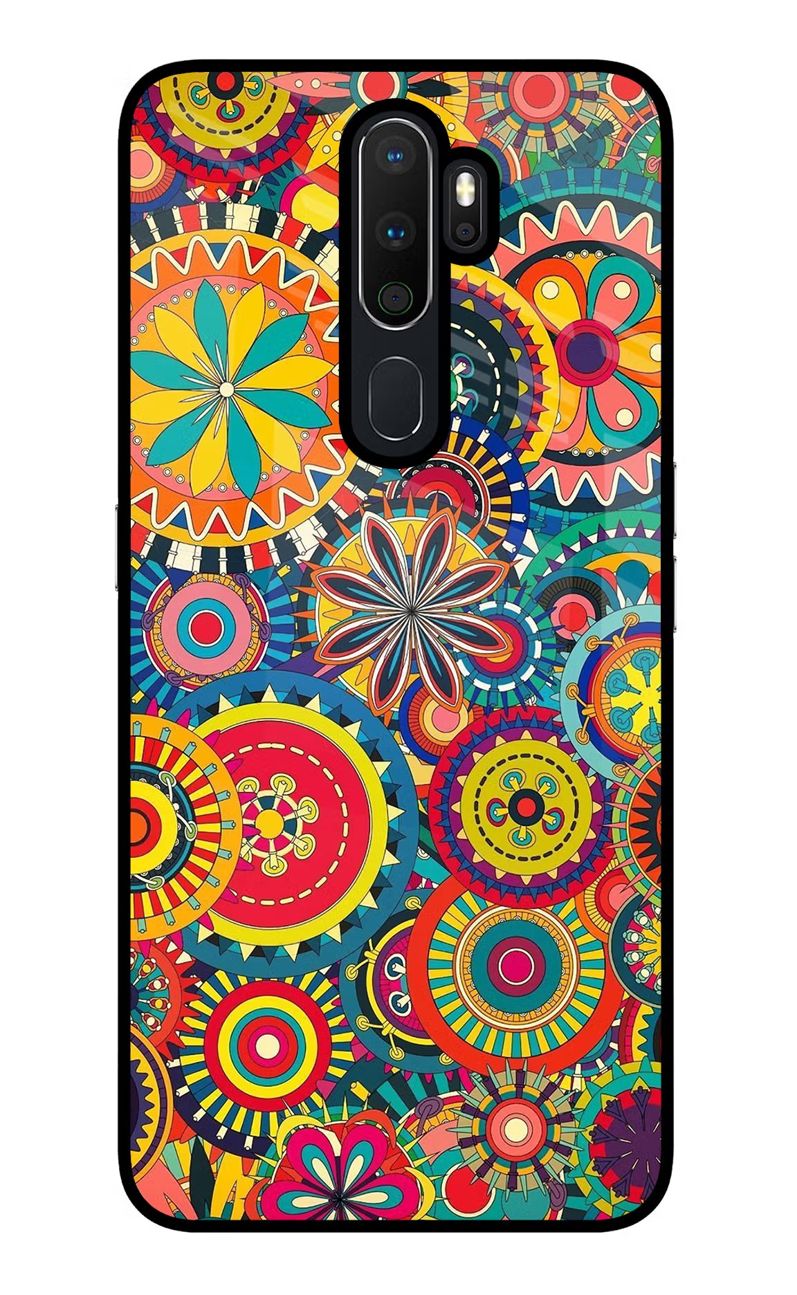 Gol Gol Art Oppo A5 2020/A9 2020 Glass Case Back Cover by Casekaro
