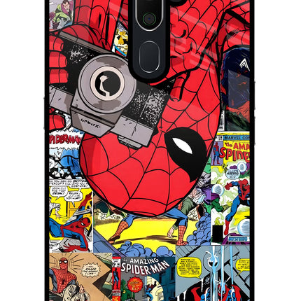 Spider Man Oppo A5 2020/A9 2020 Glass Case Back Cover by Casekaro