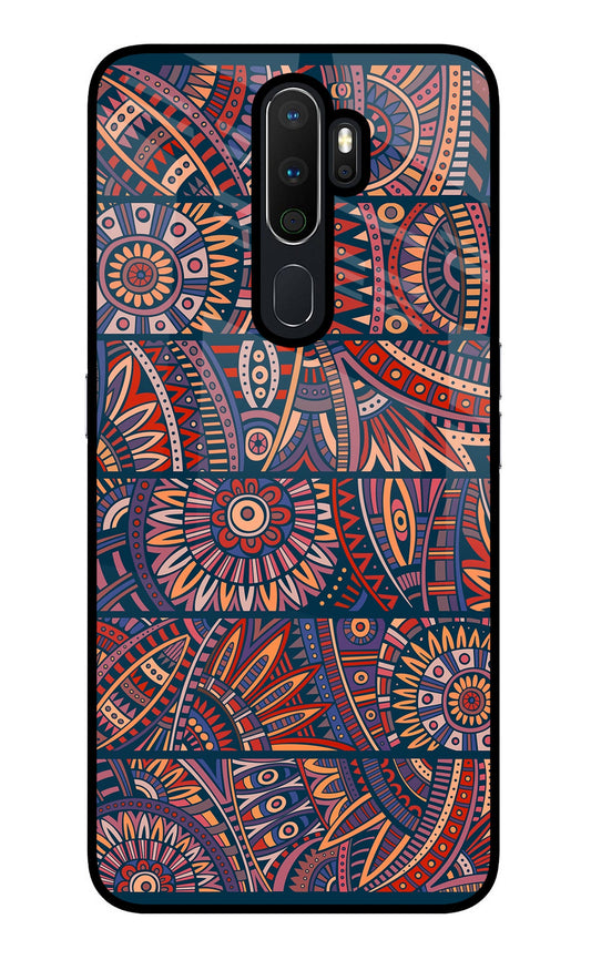 African Culture Design Oppo A5 2020/A9 2020 Glass Case