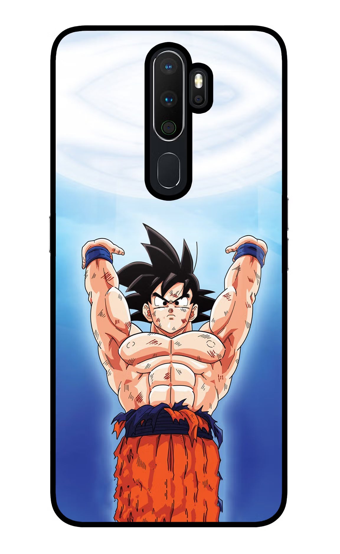 Goku Power Oppo A5 2020/A9 2020 Glass Case Back Cover by Casekaro