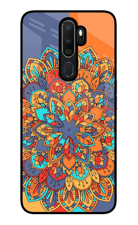 Color Mandala Oppo A5 2020/A9 2020 Glass Case
