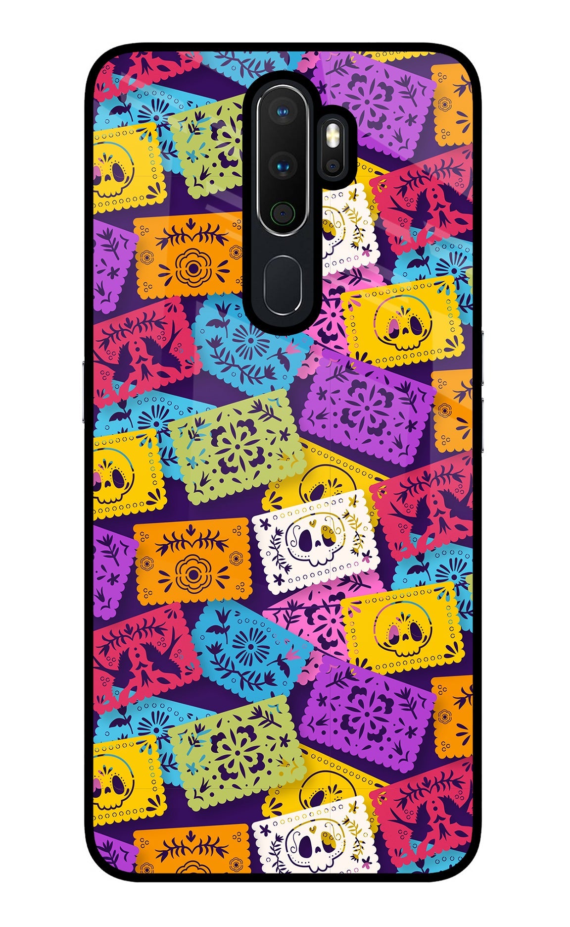 Mexican Pattern Oppo A5 2020/A9 2020 Glass Case
