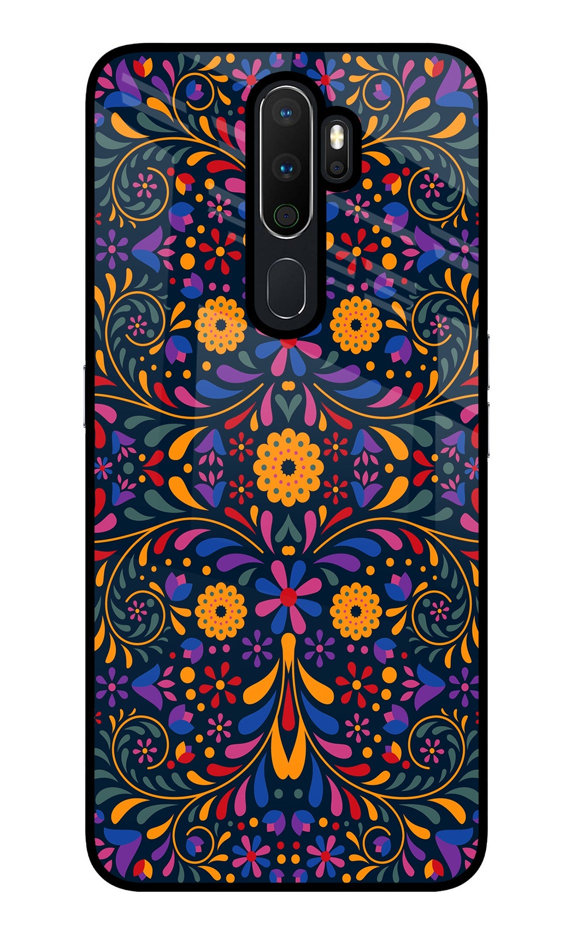 Mexican Art Oppo A5 2020/A9 2020 Glass Case