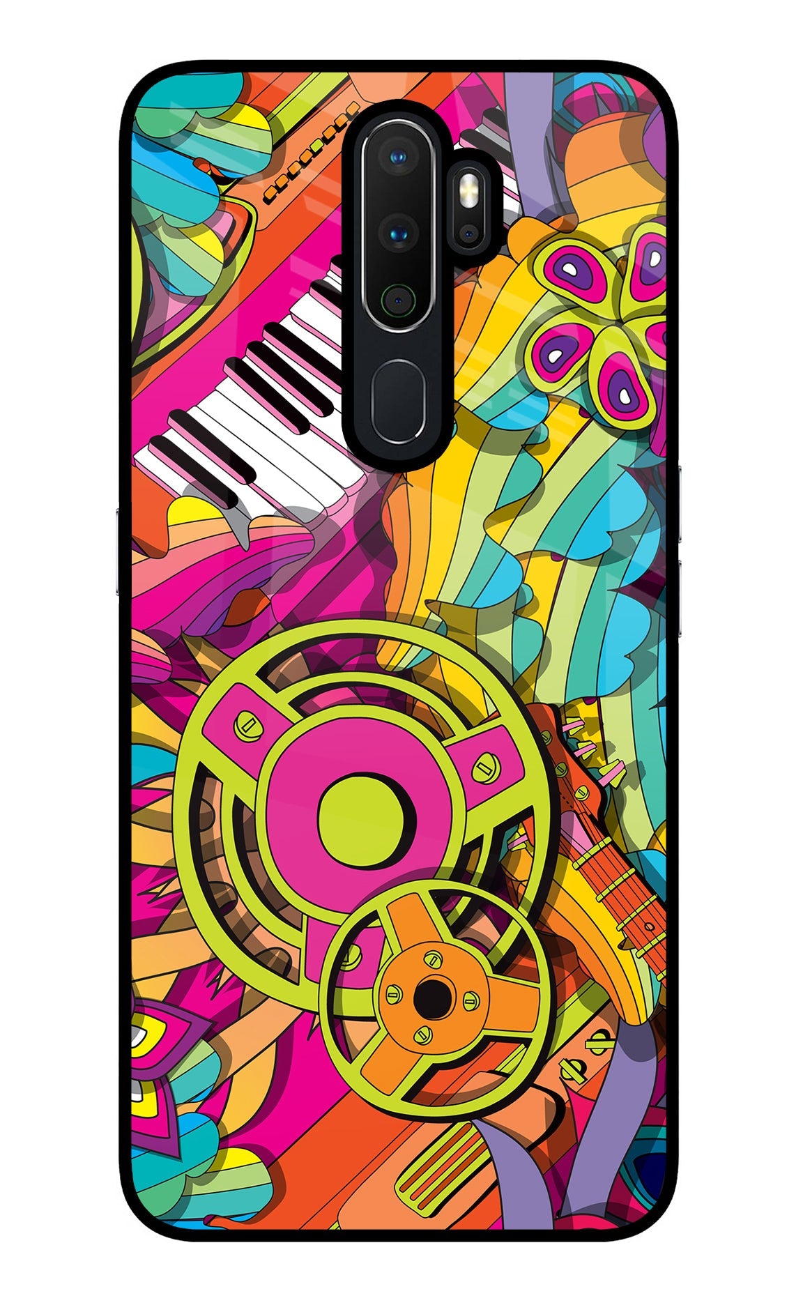 Music Doodle Oppo A5 2020/A9 2020 Back Cover