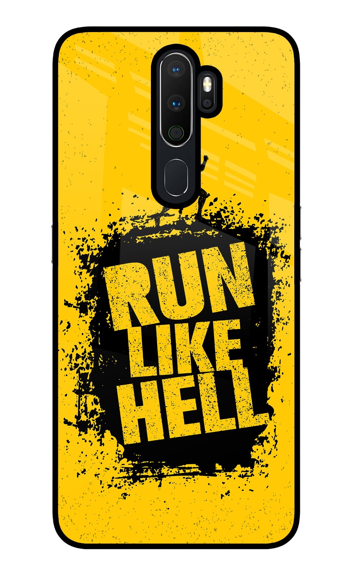 Run Like Hell Oppo A5 2020/A9 2020 Glass Case