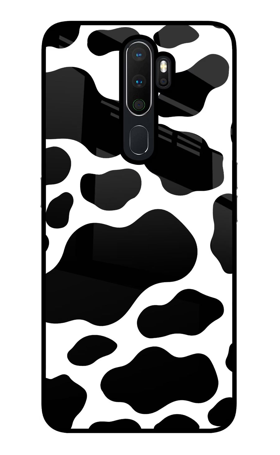 Cow Spots Oppo A5 2020/A9 2020 Back Cover, Glass case