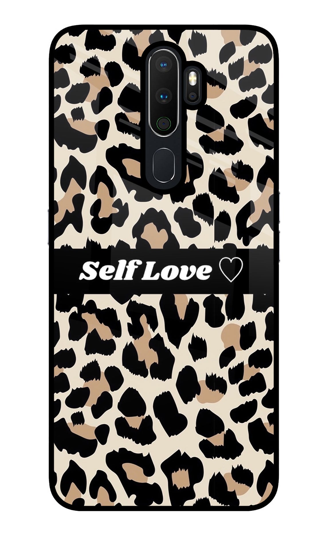 Leopard Print Self Love Oppo A5 2020/A9 2020 Back Cover