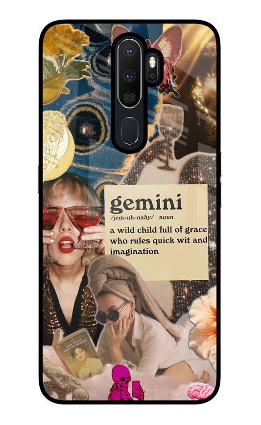 Gemini Zodiac Oppo A5 2020/A9 2020 Glass Case