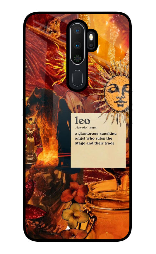 Leo Zodiac Oppo A5 2020/A9 2020 Glass Case