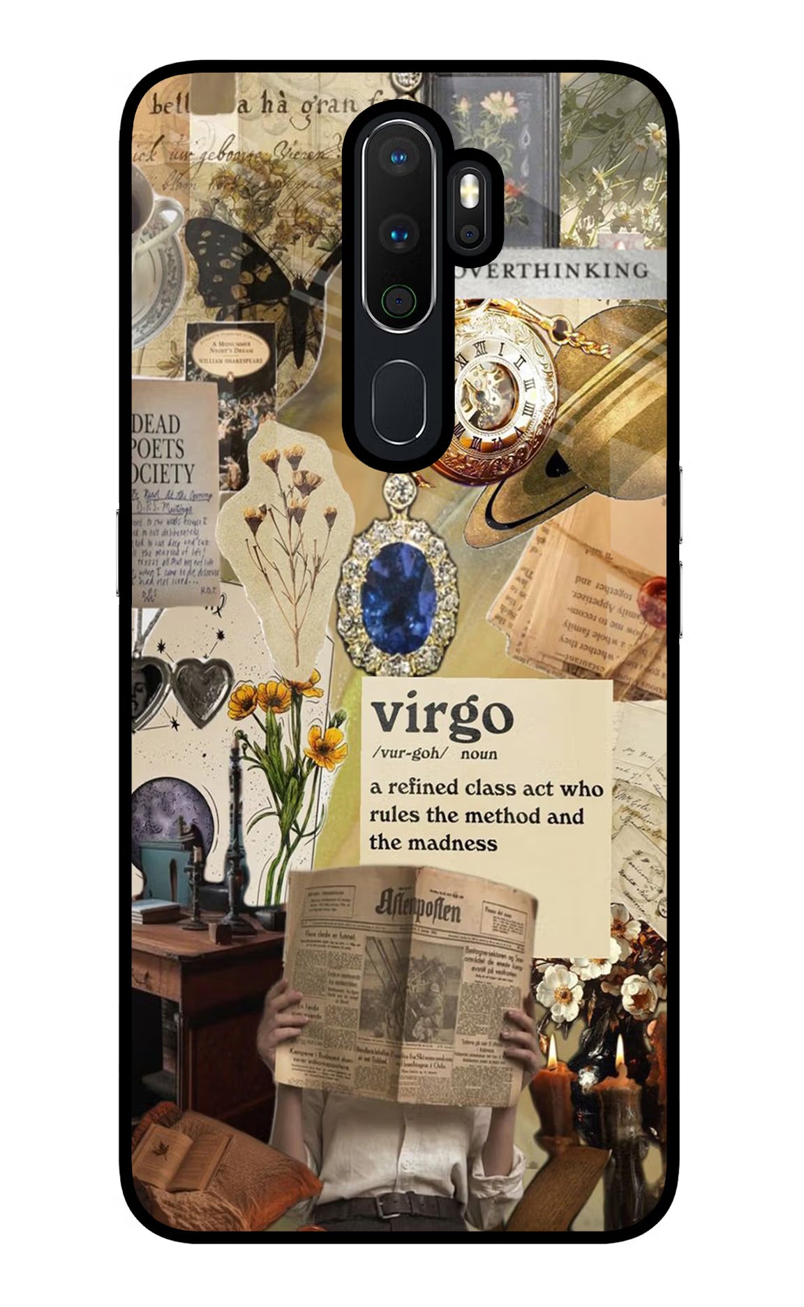 Virgo Zodiac Oppo A5 2020/A9 2020 Glass Case
